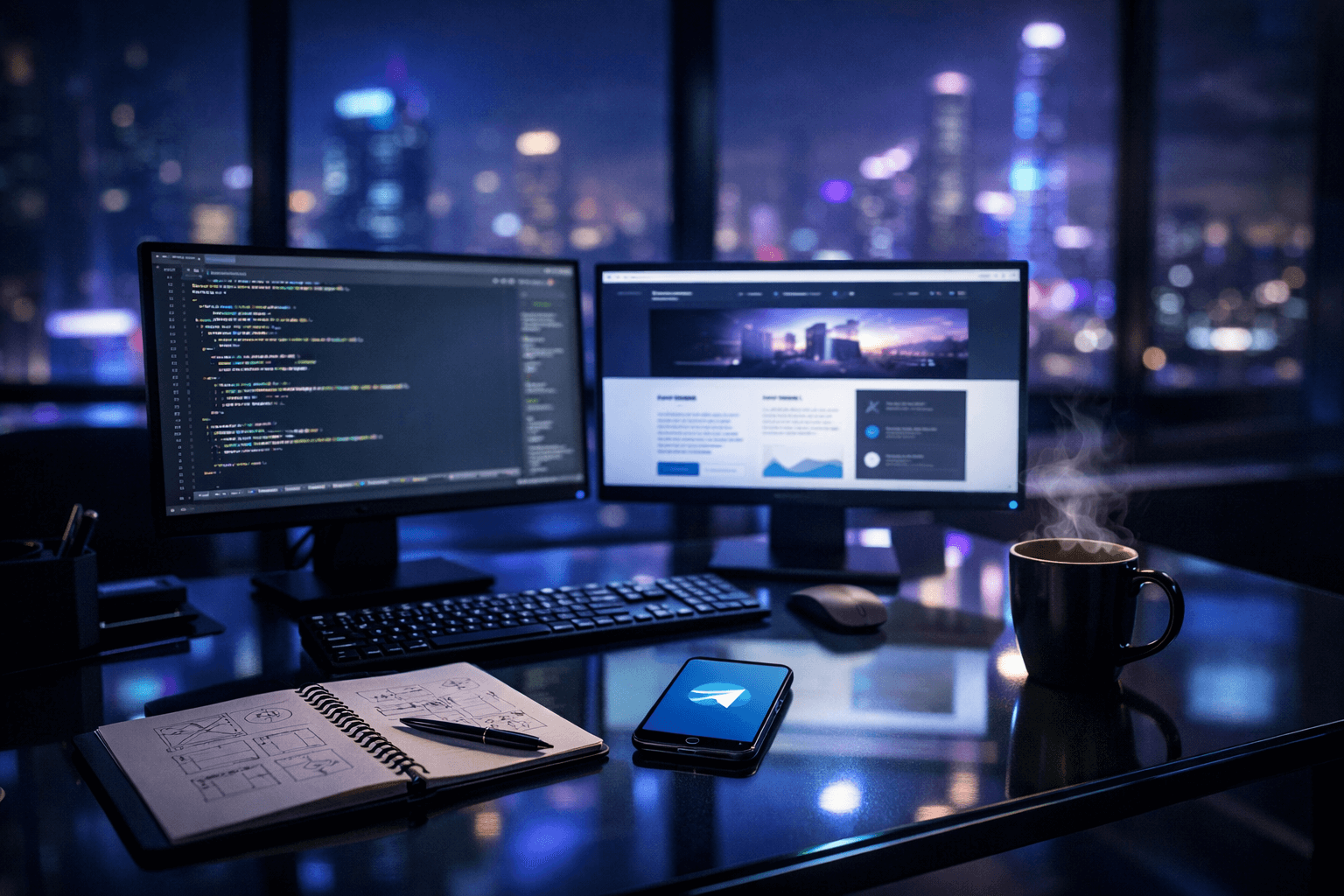 Розробка сайту в Mirage Studio